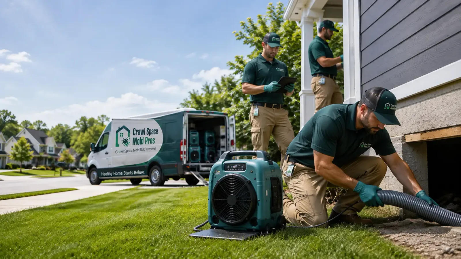 Crawl Space Mold Removal in Cascade, IA